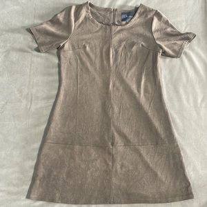 Paper Crane Faux Suede Dress Size Large